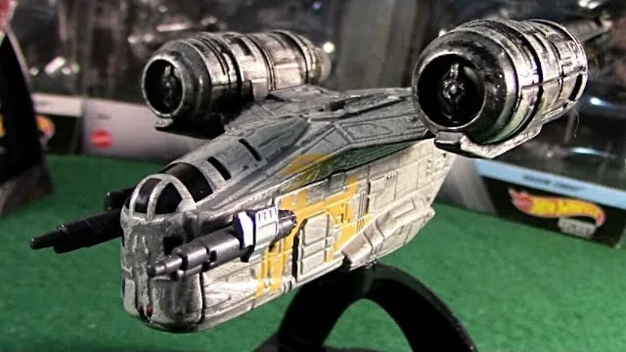 Hot Wheels Razor Crest Unboxing - Star Wars Starships Select Diecast