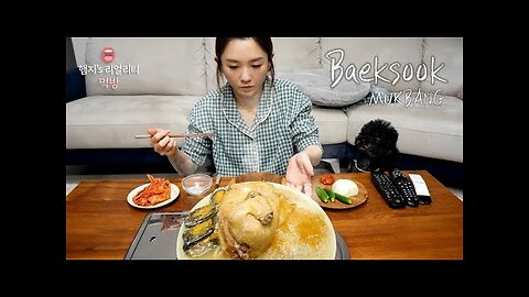 Nurungji Baeksook & KimchiㅣREAL SOUNDㅣASMR MUKBANG