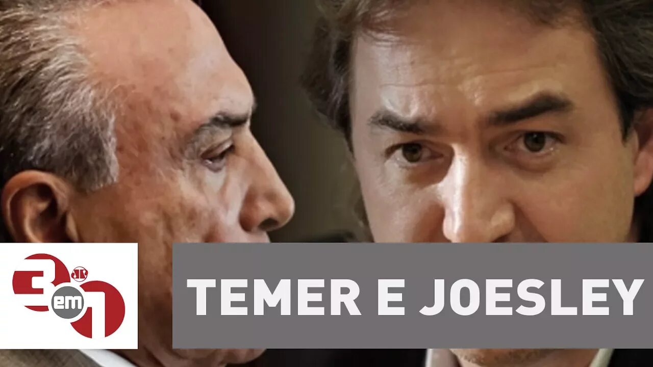 PF conclui perícia de gravação entre Temer e Joesley