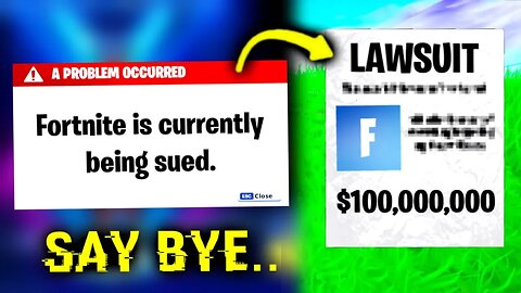 Fortnite Is Being Sued..