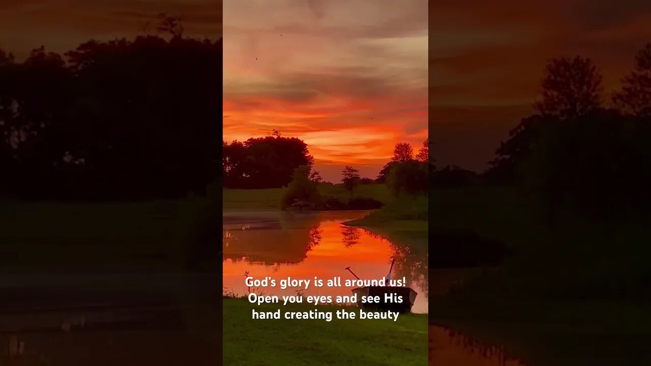 God’s glory is Al around us!! #shorts #godslove #homestead #sunset #Tennessee