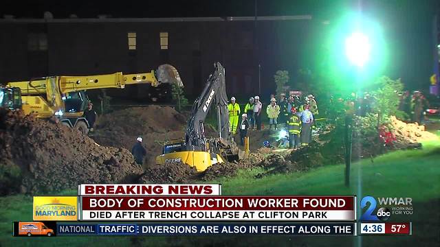 Body of construction worker found after trench collapse in Clifton Park