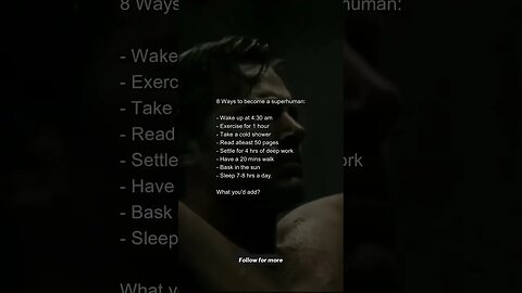 8 ways to become superhuman