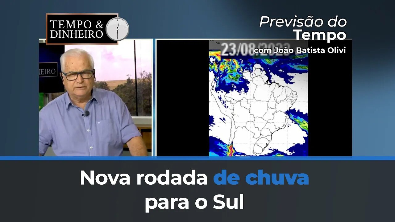 Nova rodada de chuva para o Sul do Brasil com chegada de ciclone extratropical