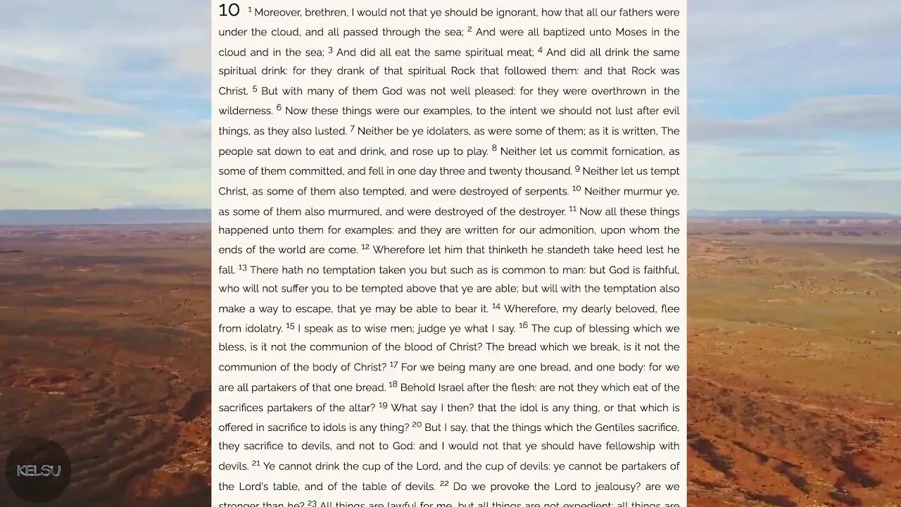 Coomer Landlord Narrates The 1611 King James Bible 24/7 - Audio TTS Authorized KJV Live