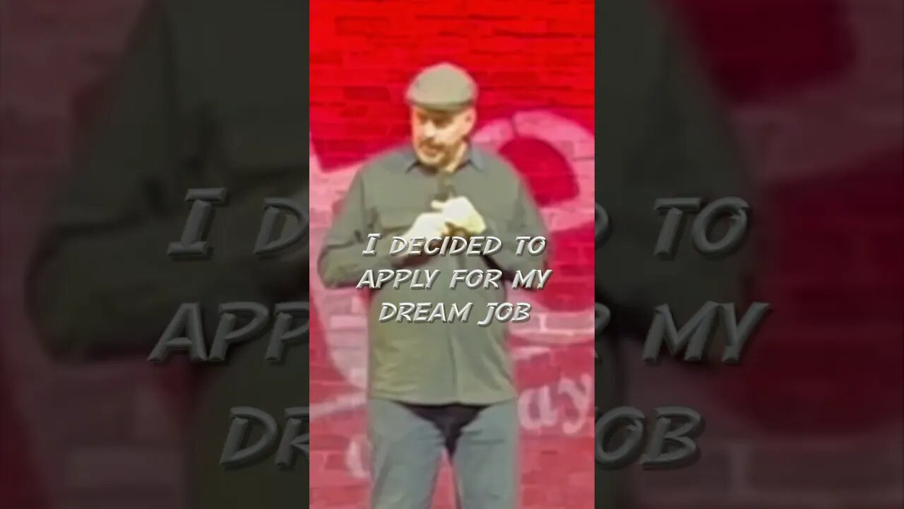 What is your dream job? #shorts #comedy #short #standup #lol