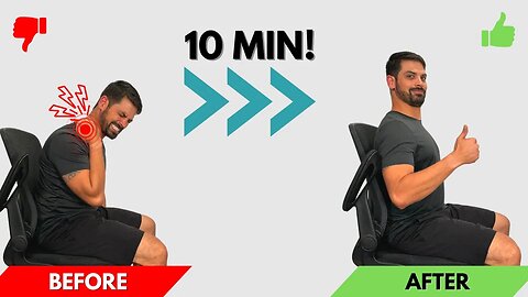 10-Minute Upper Back Pain Relief Routine for Desk Workers