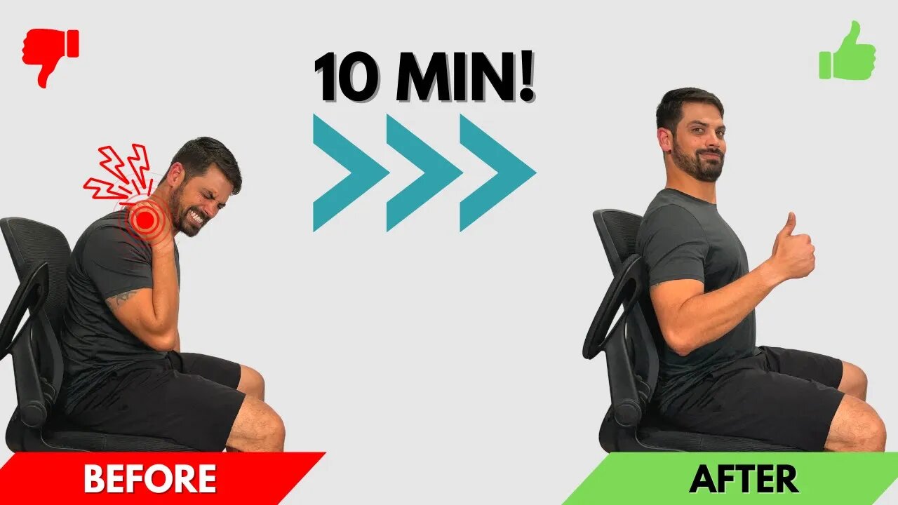 10-Minute Upper Back Pain Relief Routine for Desk Workers