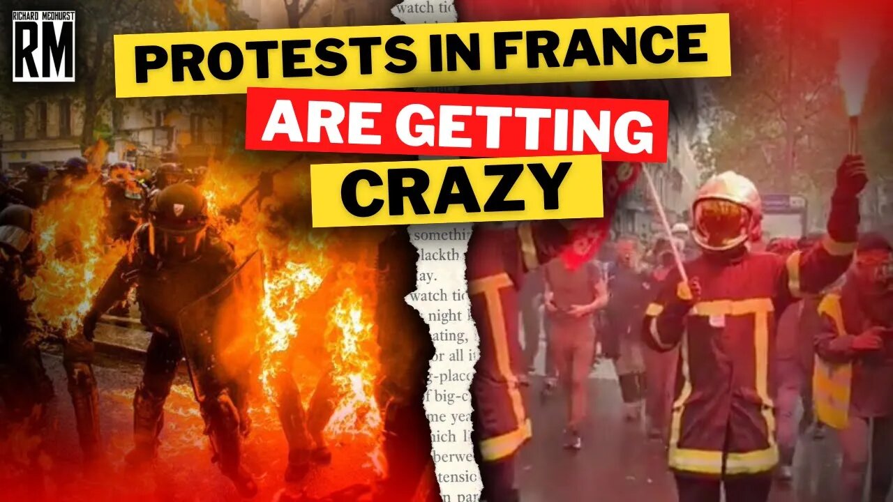 Protests in France Are Getting CRAZY | Firefighters Join Protesters