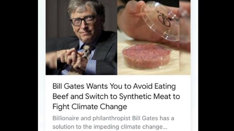 Bill Gates Tells People To Eat Fake Meat And Bugs To Stop Climate Change Joe Biden