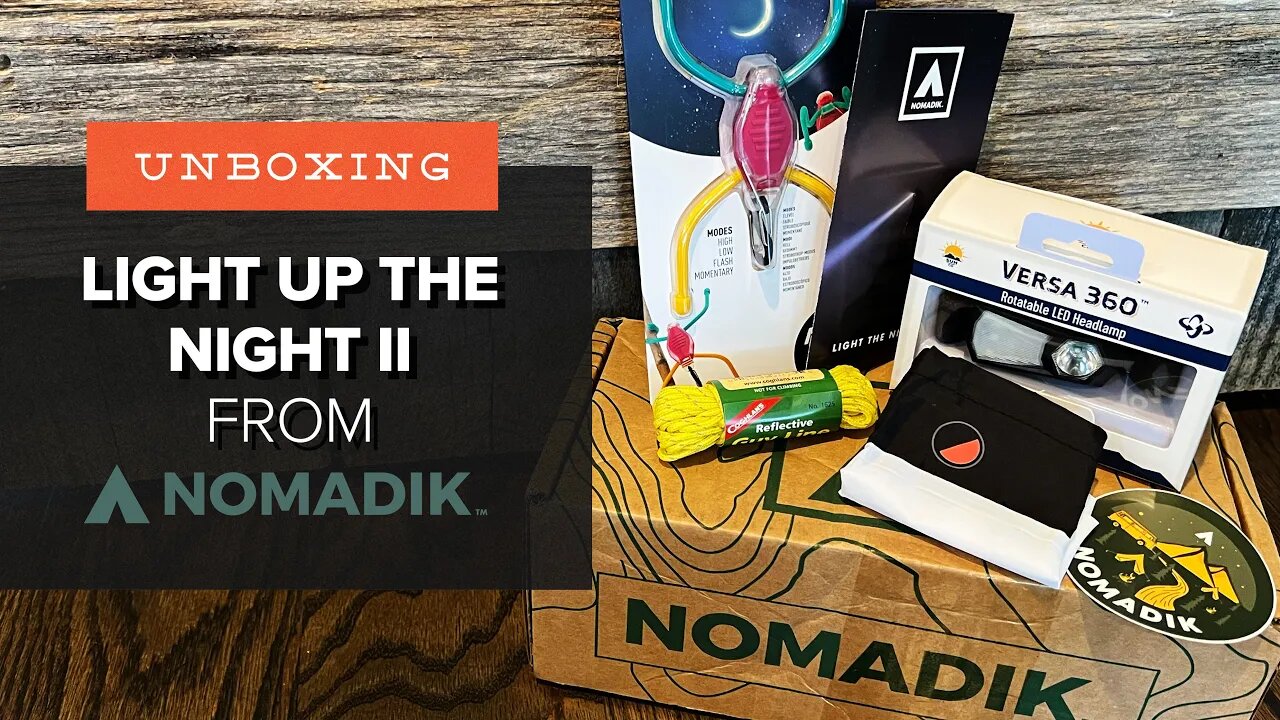 Unboxing the Light Up the Night Welcome Box from Nomadik (+ GIVEAWAY)