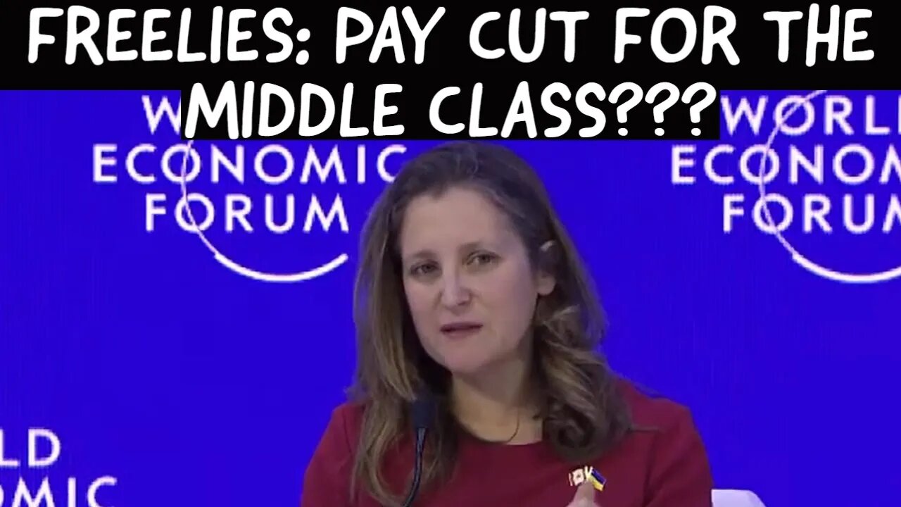 Chrystia Freelies DID NOT say THIS about the middle class!!!