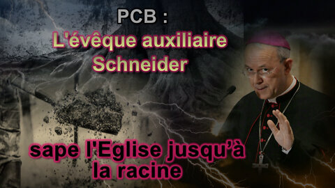 PCB : L'évêque auxiliaire Schneider sape l'Eglise jusqu’à la racine