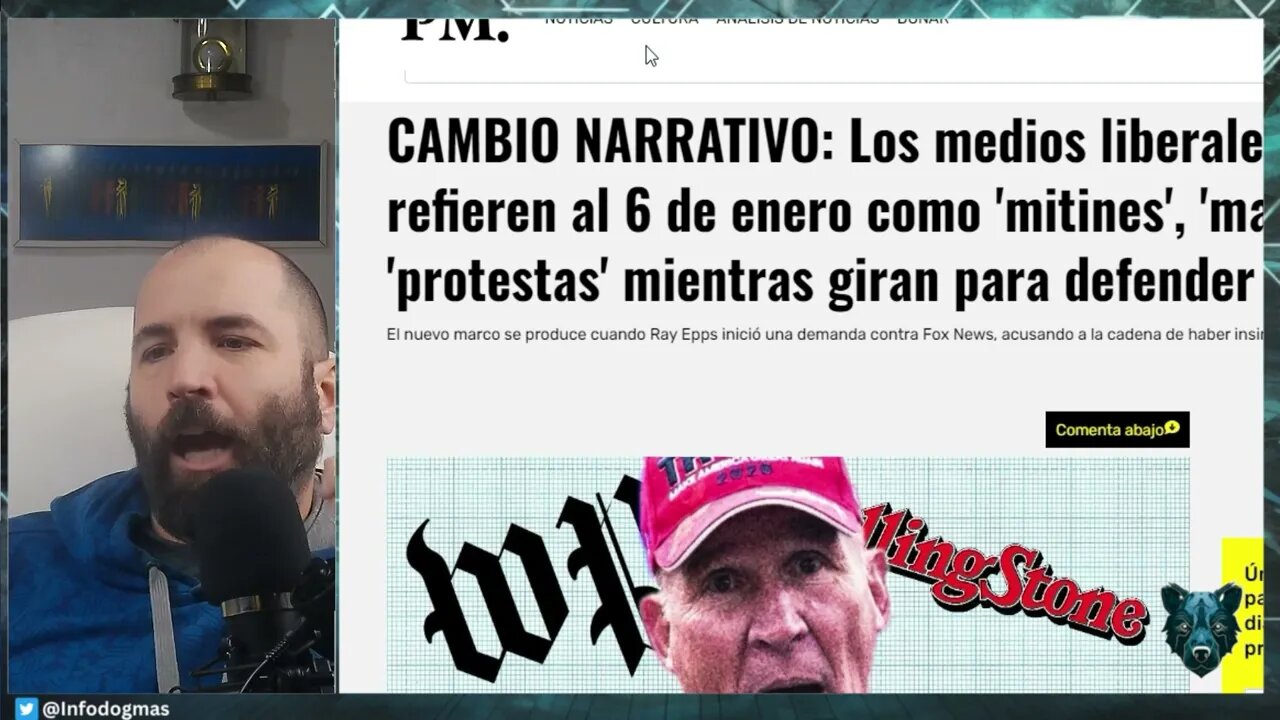 CAMBIA NARRATIVA Los medios IZQUIERDA Ahora llaman al 6 de Enero como 'mitines', Y NO Golpe de Estad