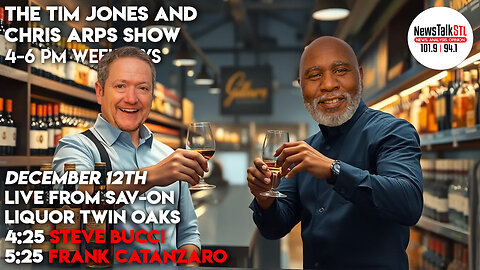 The Tim Jones and Chris Arps Show 12.12.2024 LIVE from Sav-On Liquor TwinOaks