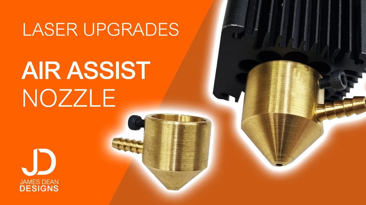 Brass Air Assist Nozzle - Laser upgrade