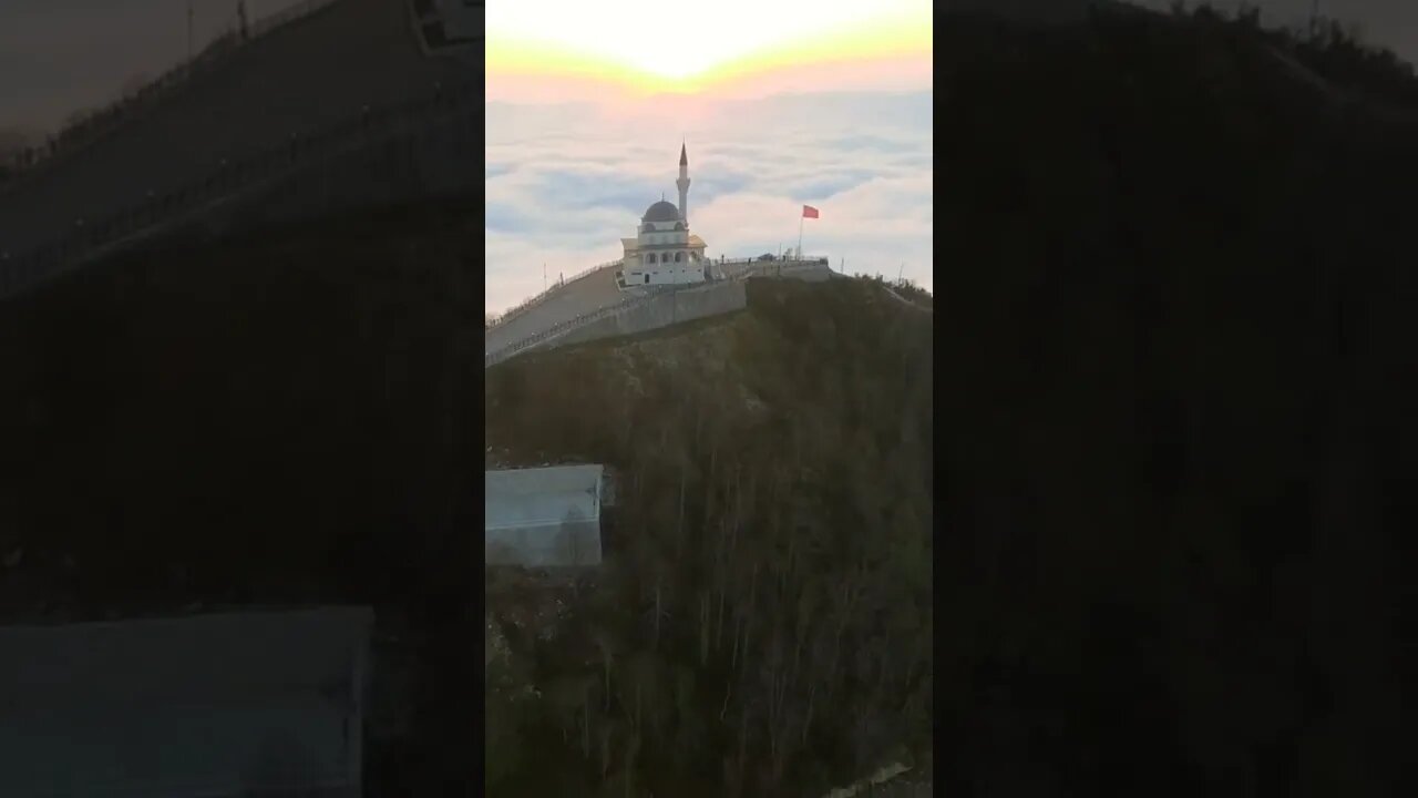 Mosque above cloud