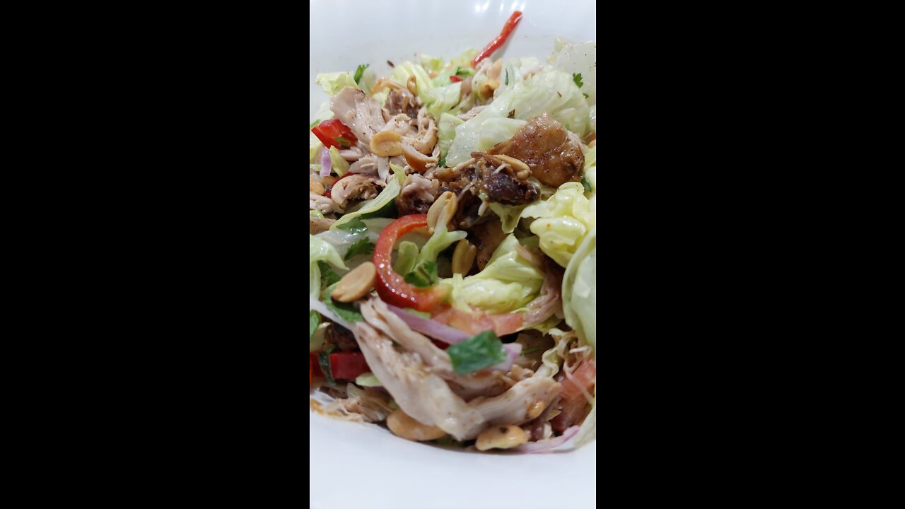 Oven backed chicken salad