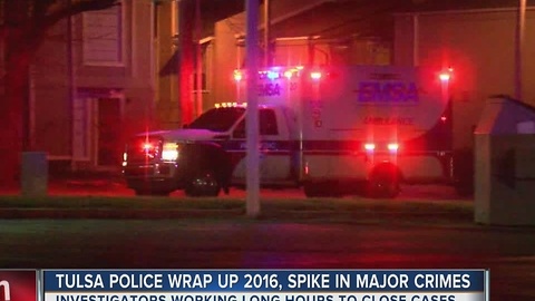 Tulsa Police Wrap Up 2016s Spike In Major Crimes