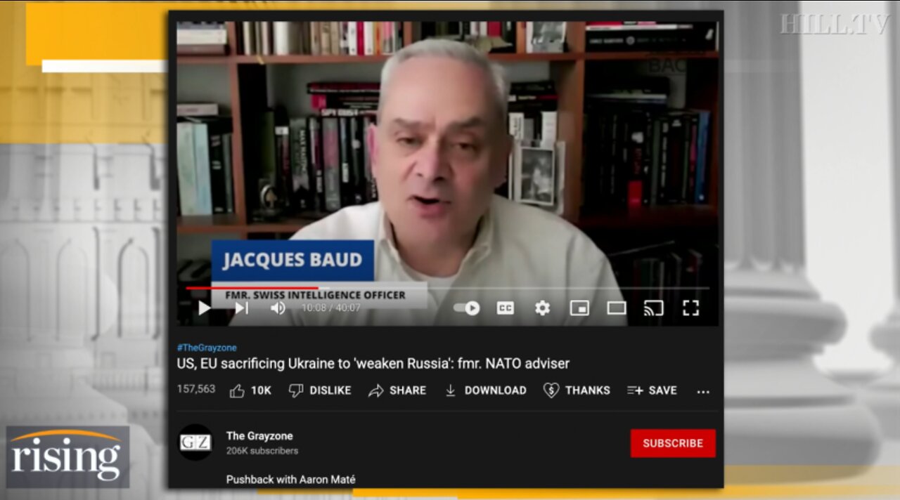 THE HILL: Former NATO analyst & top UN official says "this is the real reason for war in Ukraine"