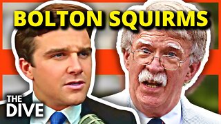 John Bolton SQUIRMS When Called WAR CRIMINAL