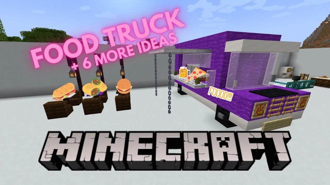 Minecraft: Food Truck +6 Carnival and Arcade Ideas