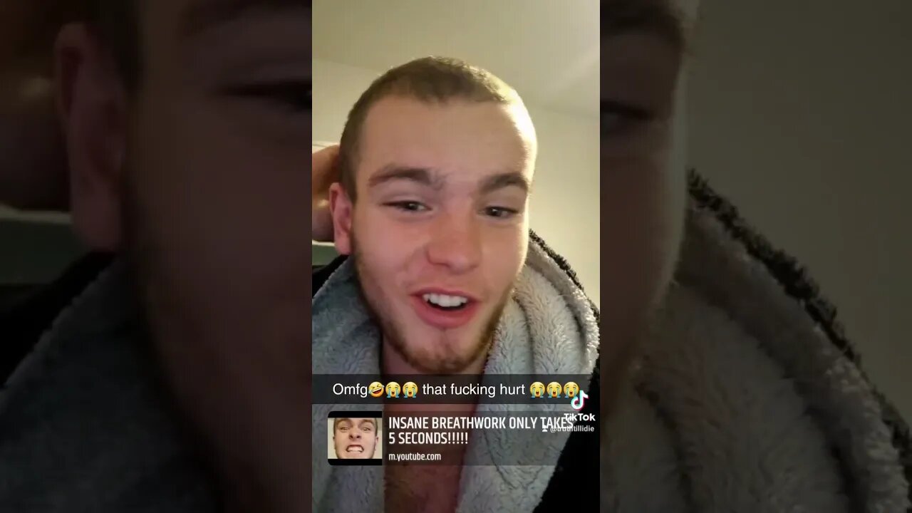 Funny Breathwork Collapse 🤣ðŸ˜ðŸ˜ #shorts @Awakening With Russell & #bietsimkin - Get High On Breath