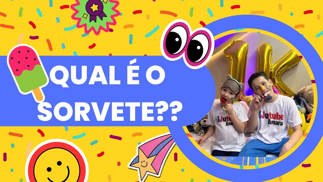 Quem irá ganhar esse desafio? Vamos adivinhar qual é o sorvete?