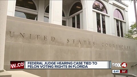 Felon voting rights discussed in Florida