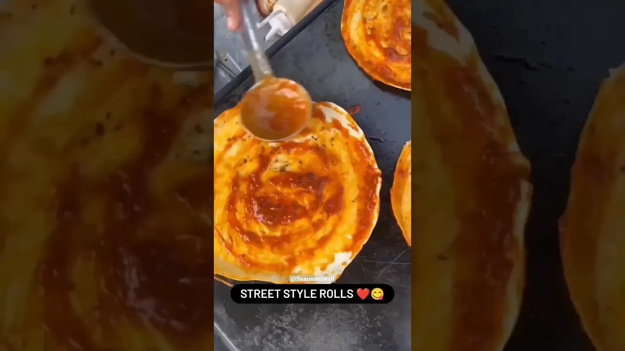 𝐒𝐭𝐫𝐞𝐞𝐭 𝐑𝐨𝐥𝐥𝐬 🌯😋 #shorts #foodvlog #sammizwall