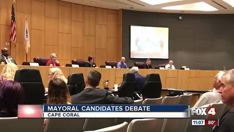 Cape Coral candidates for mayor debate