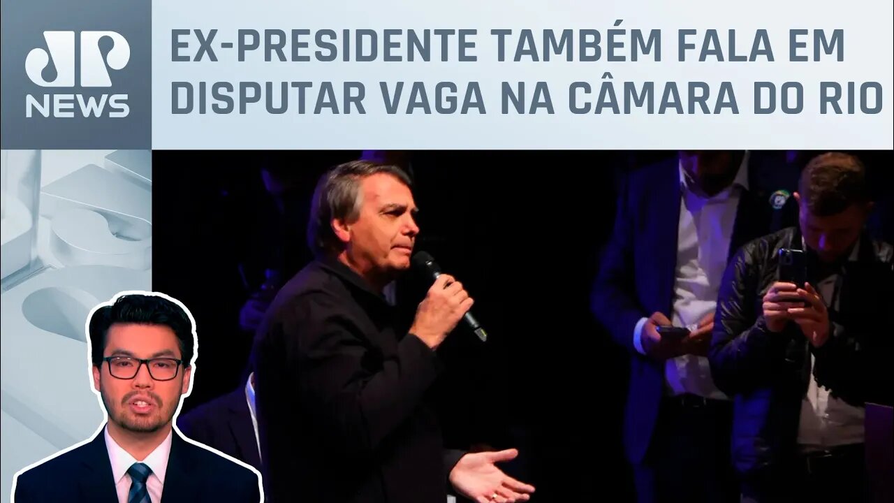 Bolsonaro diz que cogita disputar à presidência em 2026 se estiver elegível; Kobayashi analisa