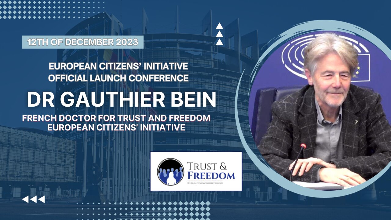 Speech of Dr Gauthier Bein at Official Launch of Trust and Freedom initiative