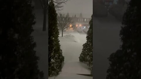 Canada Blizzard #snow #winter #nature #snowfall #blizzard # badweather#fyp