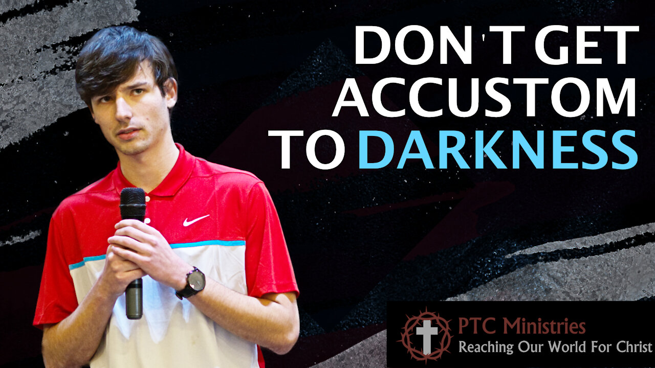 "Don't Get Accustom to Darkness" | Cameron Rowe