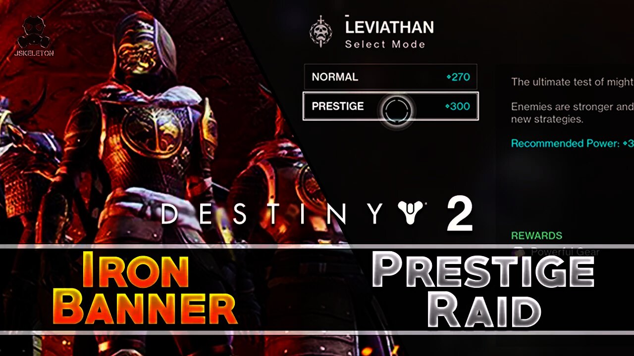 Destiny 2 | Iron Banner & Leviathan Raid Prestige Mode Announced - New Armor & Rewards