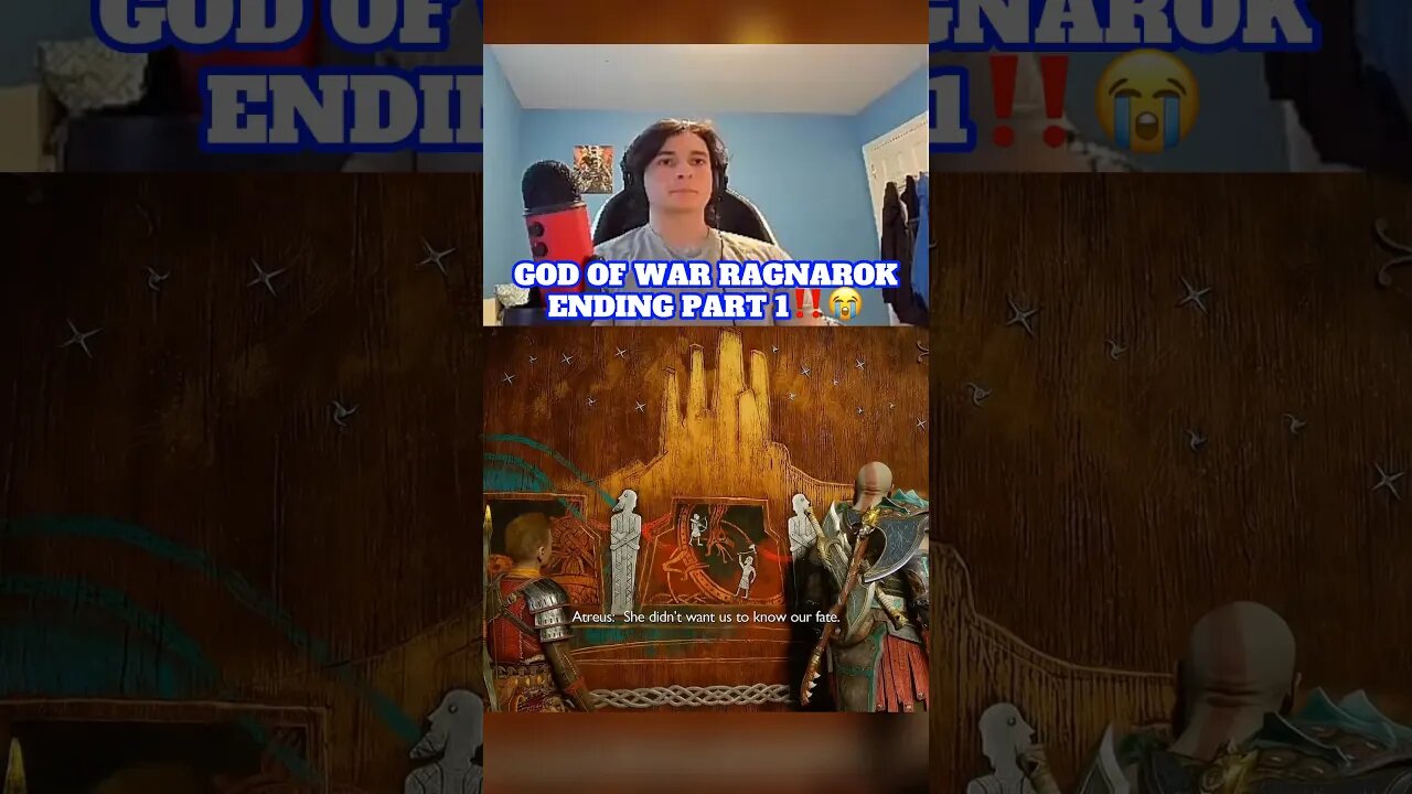 Atreus Tells Kratos What He Needs To Do‼️😳 | #shorts #godofwarragnarok #reaction #gaming