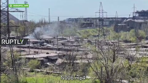 DPR snipers filmed during battles in Mariupol