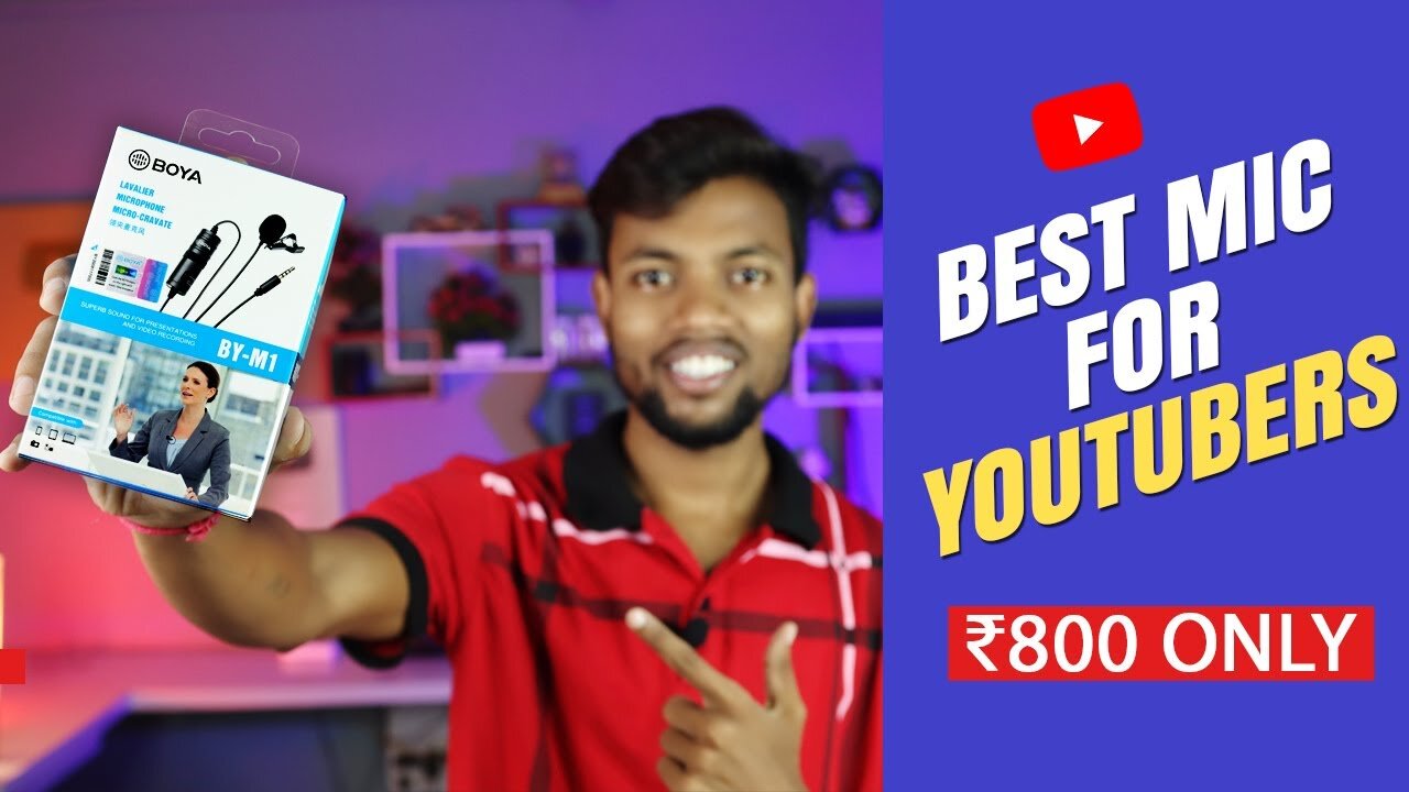 Best Microphone For Every Youtubers || BOYA BY M1 Review in HINDI Buying Link -