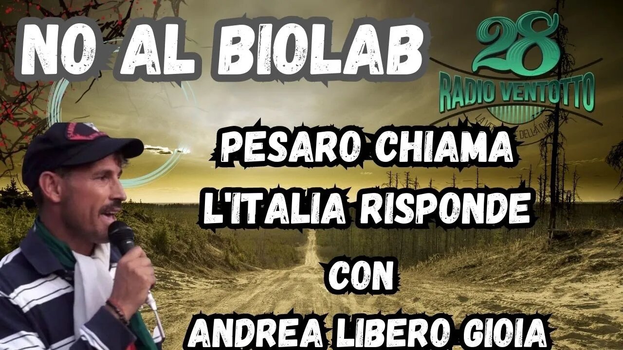 No al Biolab con Andrea Libero Gioia