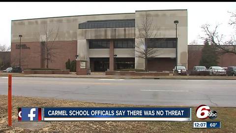 Some parents pull kids out of Carmel High School after rumors of a threat, video of ammunition