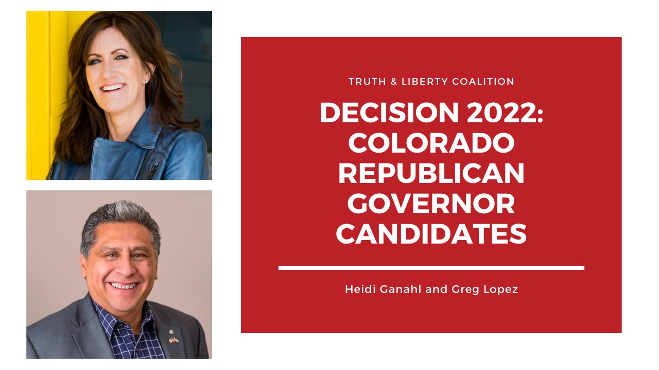 Decision 2022: Colorado Republican Governor Candidates