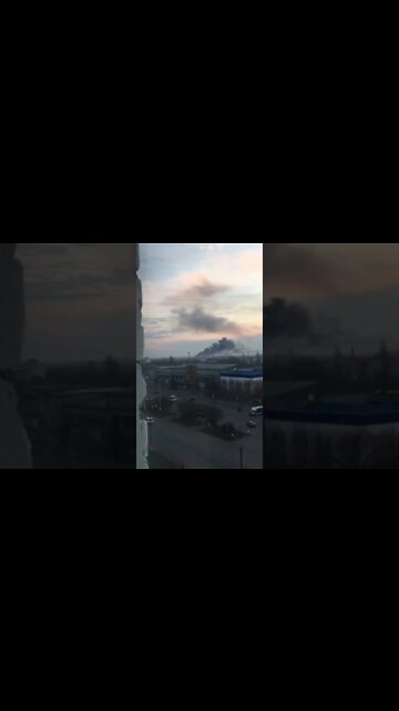 Fire somewhere in Nikolaev. #russia