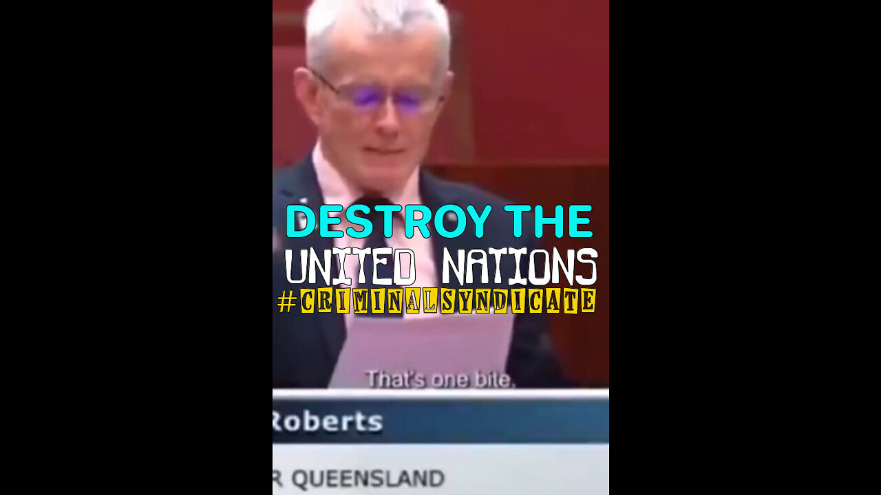 ITS TIME TO DESTROY THE UNITED NATIONS #CRIMINALSYNDICATE