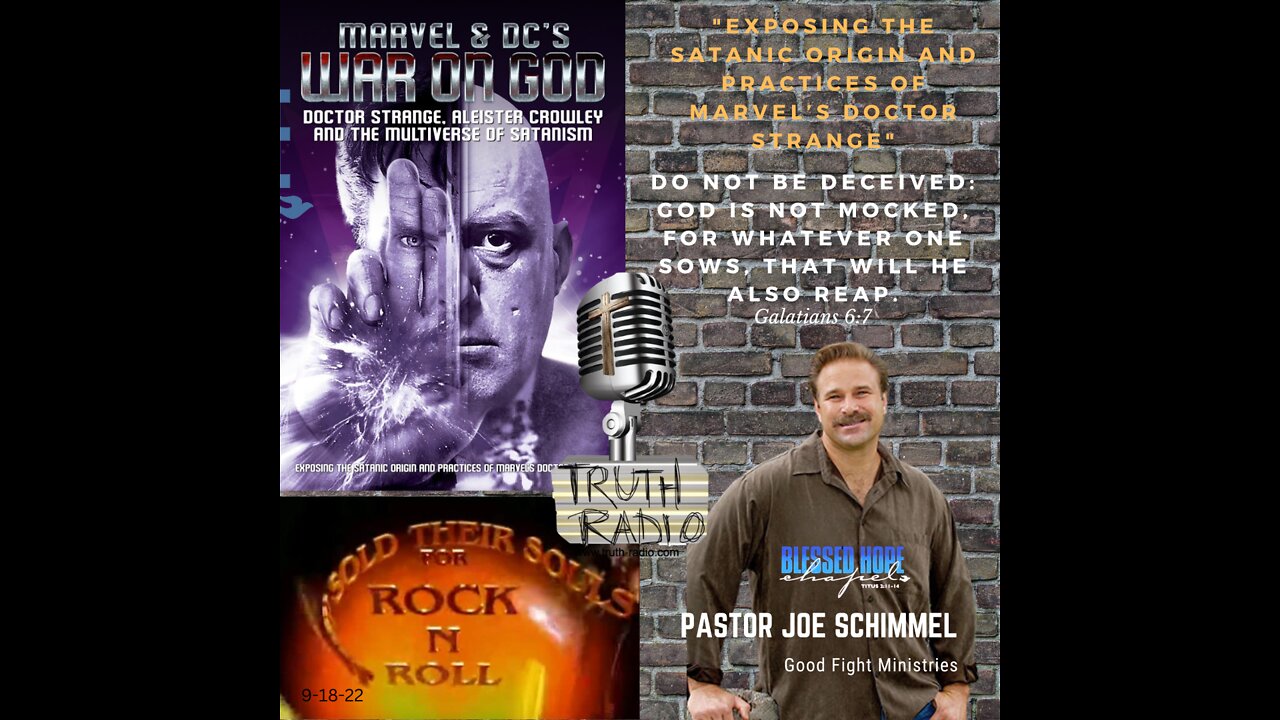 Marvel & DC's War on God; Pastor Joe Schimmel