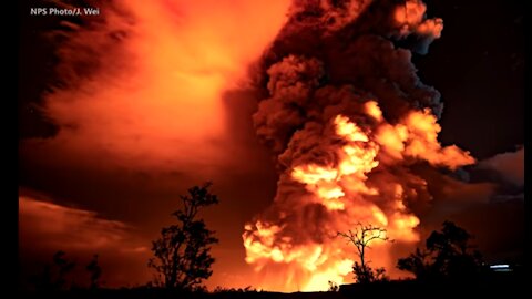 Kilauea Volcano (Hawai'i): New Eruption In Summit Caldera to 30,000ft - Activity Ongoing