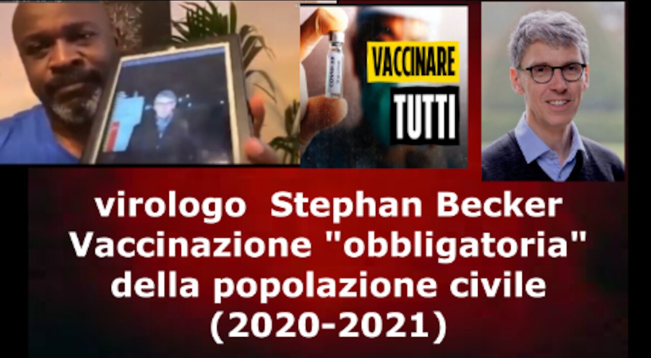 prof. Stephan Becker - Vaccinazione "obbligatoria" della popolazione civile