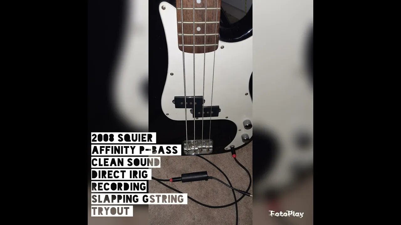 p-bass - gstring slapping z clean sound - tryout