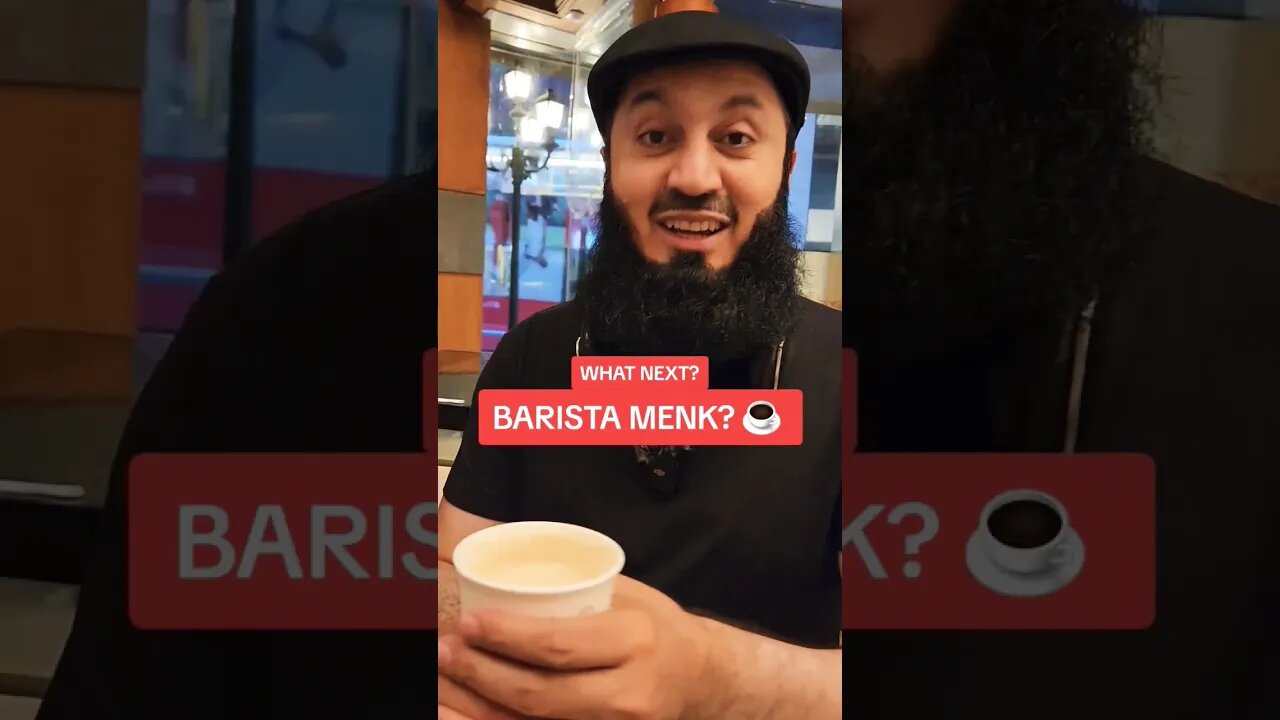 So you grab your daily coffee ☕ And this is who you see what do you do? #coffee #muftimenk #shorts