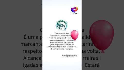 SIGNO DE ESCORPIÃO - QUEM FAZ ANIVERSÁRIO HOJE! 23/10/23 - #shorts
